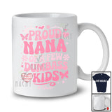 Personalized Custom Name Nana Of A Few Dumbass Kids; Amusing Mother's Day Groovy T-Shirt