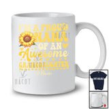Personalized Custom Name Nana Of An Awesome Granddaughter; Happy Mother's Day Sunflower T-Shirt