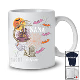 Personalized Custom Name Nana; Horror Halloween Costume Moon Boo Ghost; Family Group T-Shirt