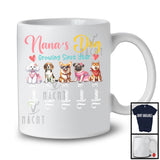 Personalized Custom Name Nana's Dog Growing Since Year, Lovely Mother's Day Dog Lover T-Shirt