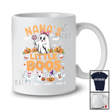 Personalized Custom Name Nana's Little Boos; Lovely Halloween Nana Boo Ghost Pumpkin; Family T-Shirt