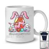 Personalized Custom Name Neonatal Intensive Care Unit; Lovely Easter Bunny With Eggs Basket; Jobs T-Shirt