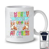 Personalized Custom Name No Bunny Better Mess With My Corgis; Lovely Easter Eggs Hunt T-Shirt