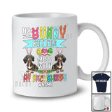 Personalized Custom Name No Bunny Better Mess With My Dachshunds; Lovely Easter Eggs Hunt T-Shirt