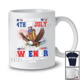 Personalized Custom Name Not 4th July Until My Wiener Come Out; Humorous Hotdog Eagles T-Shirt