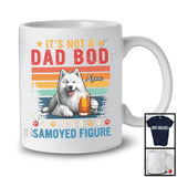 Personalized Custom Name Not A Dad Bod It's A Samoyed Figure, Vintage Father's Day Beer T-Shirt