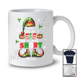 Personalized Custom Name Not An Elf I'm Just Short; Joyful Christmas Elf Costume Pajama; Family T-Shirt