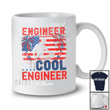 Personalized Custom Name Not Like Regular Engineer; Proud 4th of July Engineer Patriotic T-Shirt