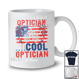 Personalized Custom Name Not Like Regular Optician; Proud 4th of July Optician Patriotic T-Shirt