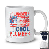 Personalized Custom Name Not Like Regular Plumber; Proud 4th of July Plumber Patriotic T-Shirt