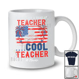 Personalized Custom Name Not Like Regular Teacher; Proud 4th of July Teacher Patriotic T-Shirt