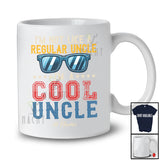 Personalized Custom Name Not Regular Uncle I'm A Cool Uncle; Joyful Father's Day Vintage T-Shirt