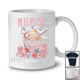 Personalized Custom Name Nurse; Awesome Halloween Nurse Boo Ghost Skull; Proud Jobs T-Shirt