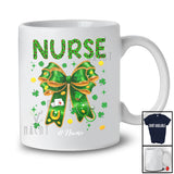 Personalized Custom Name Nurse; Lovely St. Patrick's Day Bow Tie Leprechaun; Shamrock T-Shirt