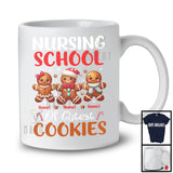 Personalized Custom Name Nursing School Of Cutest Cookies; Lovely Christmas Three Gingerbread T-Shirt