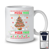 Personalized Custom Name Oh Pizza Tree; Amazing Christmas Tree Sweater Pizza; Food Lover T-Shirt