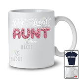 Personalized Custom Name One Loved Aunt; Adorable Mother's Day Leopard; Family T-Shirt