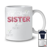 Personalized Custom Name One Loved Sister; Adorable Mother's Day Leopard; Family T-Shirt