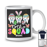 Personalized Custom Name Ortho Squad; Lovely Easter Orthodontist Technician Braces Dental T-Shirt