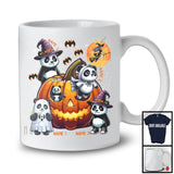 Personalized Custom Name Panda Boo Inside Pumpkin, Humorous Panda Ghost, Pumpkins Lover T-Shirt