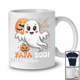 Personalized Custom Name Papa Boo; Lovely Halloween Moon Costume Boo Ghost; Family T-Shirt