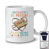 Personalized Custom Name Patient I'm From the 1970s; Proud Birthday Cassette Tape Old Classic Music T-Shirt