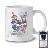 Personalized Custom Name Patriotic Squad; Amazing 4th Of July Three Beer Glasses; Drinking T-Shirt