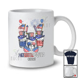 Personalized Custom Name Patriotic Squad; Amazing 4th Of July Three Bourbon Glasses; Drinking T-Shirt
