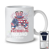 Personalized Custom Name Patriotic Squad; Amazing 4th of July US Flag Game Controller; Gamer T-Shirt