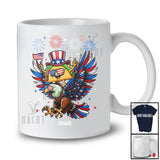 Personalized Custom Name Patriotic Squad; Joyful 4th Of July Taco Riding Eagle Food Lover T-Shirt