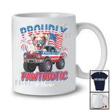 Personalized Custom Name Pawtriotic; Lovely 4th Of July Chihuahua On Monster Truck; Patriotic T-Shirt