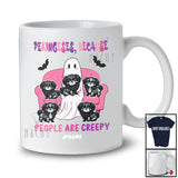 Personalized Custom Name Pekingeses People Creepy; Amazing Halloween Boo Ghost Family T-Shirt