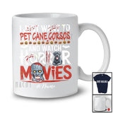 Personalized Custom Name Pet Cane Corsos And Watch Horror Movies; Creepy Halloween Zombie T-Shirt