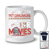 Personalized Custom Name Pet Chihuahuas And Watch Horror Movies; Creepy Halloween Zombie T-Shirt