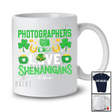 Personalized Custom Name Photographers Love Shenanigans; Proud St. Patrick's Day Jobs Shamrock T-Shirt