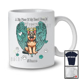 Personalized Custom Name Piece Of Heart In Heaven, Lovely Memories German Shepherd Lover T-Shirt