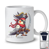 Personalized Custom Name Pirate Cockatiel; Scary Halloween Cockatiel Bird Lover; Family Group T-Shirt
