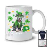 Personalized Custom Name Pit Bull Leprechaun Glasses; Amusing St. Patrick's Day Shamrock T-Shirt