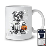 Personalized Custom Name Pit bull Boo Ghost Cosplay; Lovely Halloween Pit bull Sunglasses; Family T-Shirt