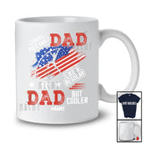 Personalized Custom Name Pole Vault Dad Definition Cooler; Joyful Father's Day Vintage US Flag T-Shirt