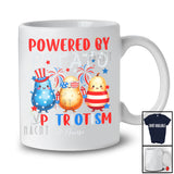 Personalized Custom Name Powered by Potato And Patriotism; Lovely 4th Of July Patriotic T-Shirt