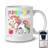 Personalized Custom Name Pre-K Squad; Lovely First Day Of School Student Teacher Unicorn T-Shirt