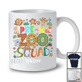 Personalized Custom Name Pre-K Zoo Squad; Joyful Graduation Last Day Of School Animal T-Shirt