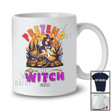Personalized Custom Name Pretend I Am A Witch; Amusing Halloween Moon Witch; Family T-Shirt