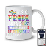 Personalized Custom Name Pride Thing You Wouldn't Understand; Lovely LGBTQ Gay Hearts T-Shirt