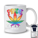 Personalized Custom Name Pride; Adorable LGBTQ Pride Rainbow 420 Smoking; Gay Lesbian T-Shirt