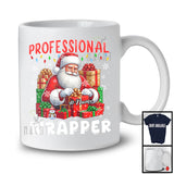 Personalized Custom Name Professional Wrapper; Joyful Christmas Santa Wrap Box Presents T-Shirt
