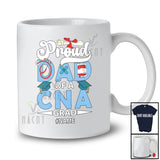Personalized Custom Name Proud Dad Of A CNA Grad; Amusing Father's Day CNA Nurse Graduate T-Shirt
