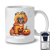Personalized Custom Name Pumpkin French Bulldog; Humorous Halloween Family T-Shirt