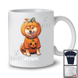 Personalized Custom Name Pumpkin Shiba Inu; Humorous Halloween Costume Family T-Shirt